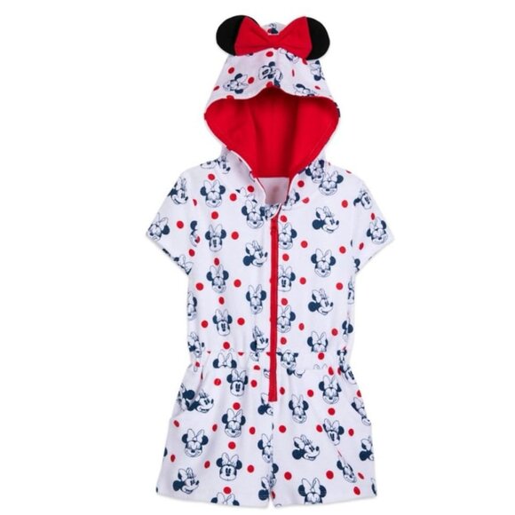 Disney Store Girls Minnie Mouse and Polka Dots Cover-Up - Picture 1 of 4